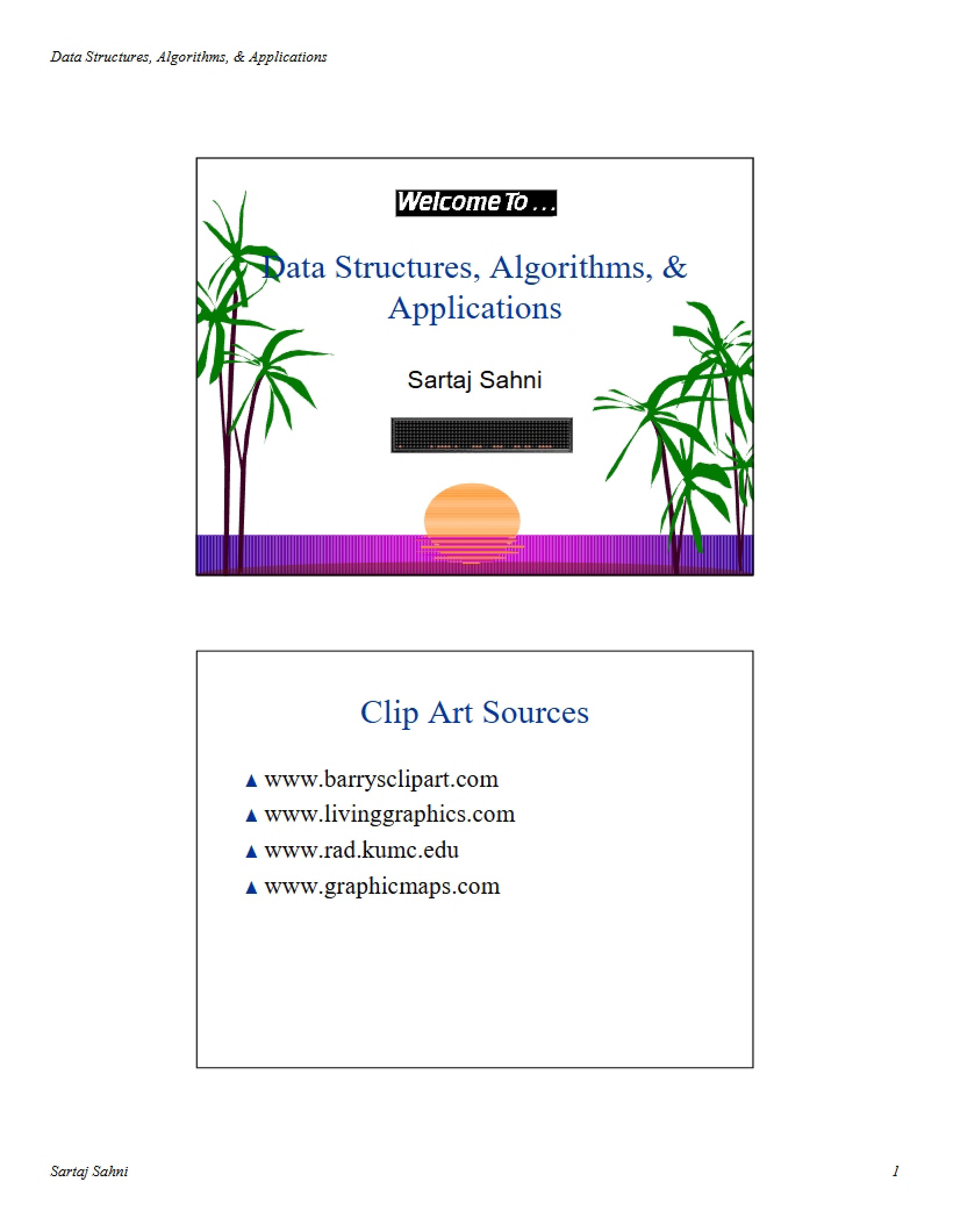 Applications, Algorithms, and Data Structures