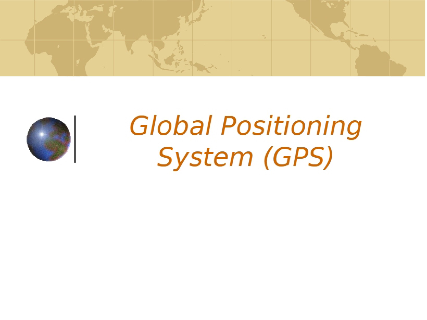 GPS (Global Positioning System)