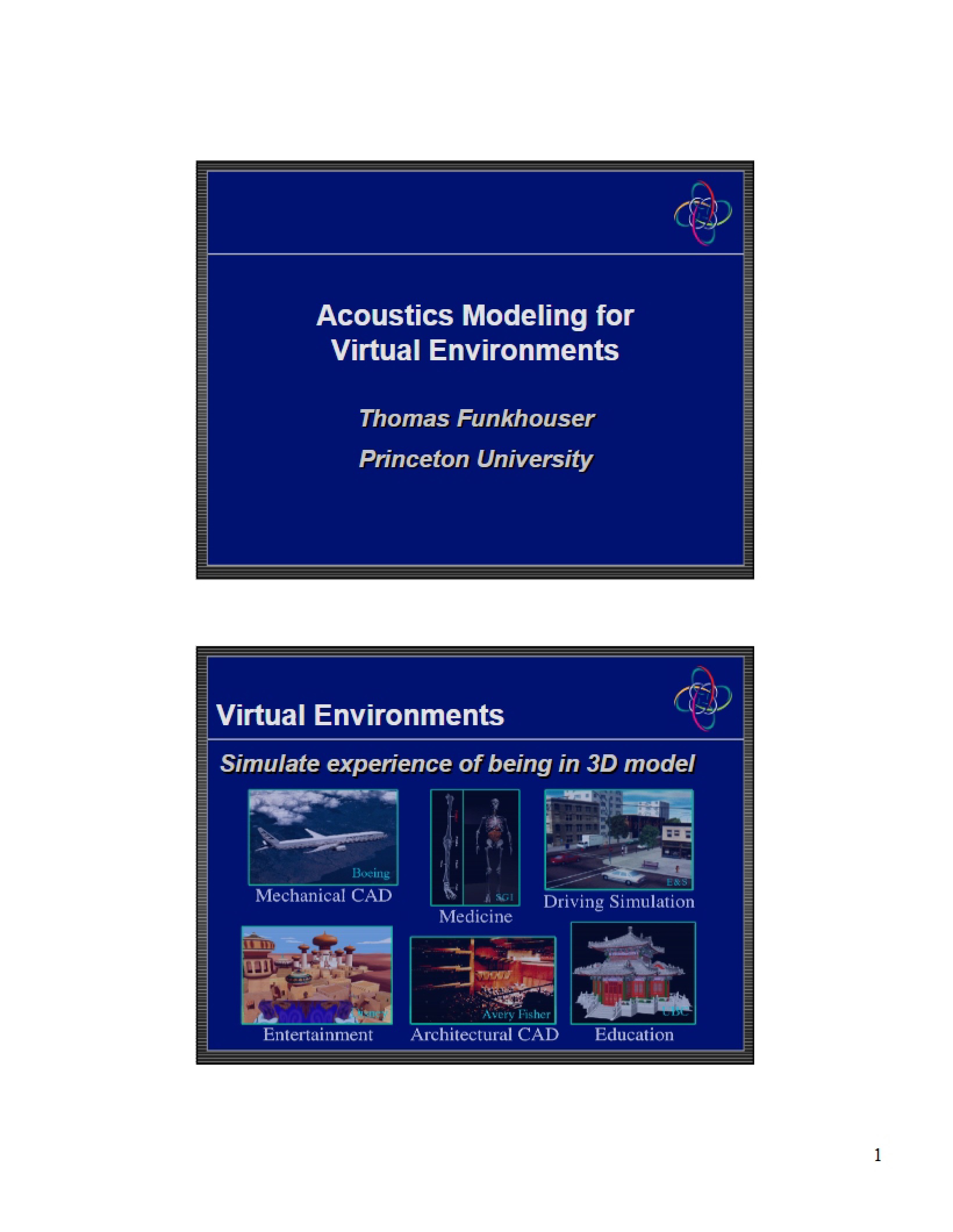 Modeling Acoustics