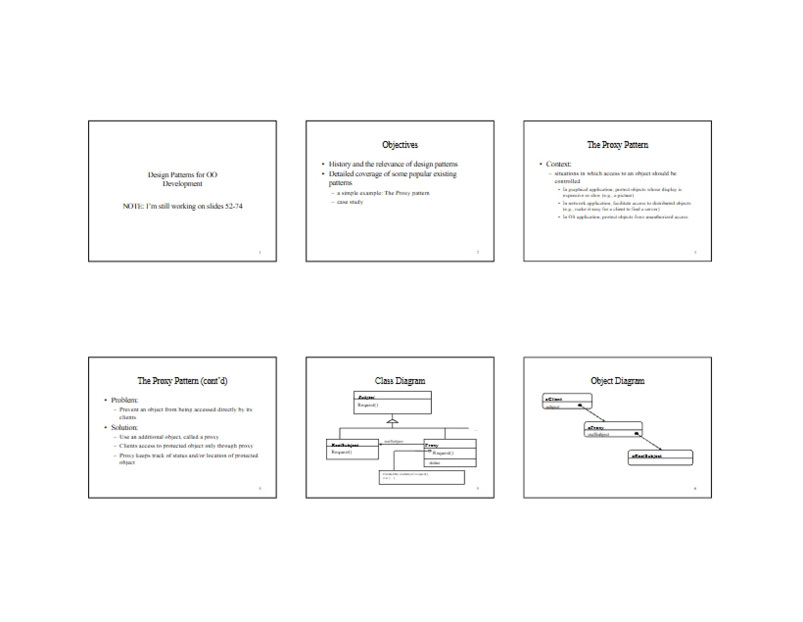 OO Development Design Patterns