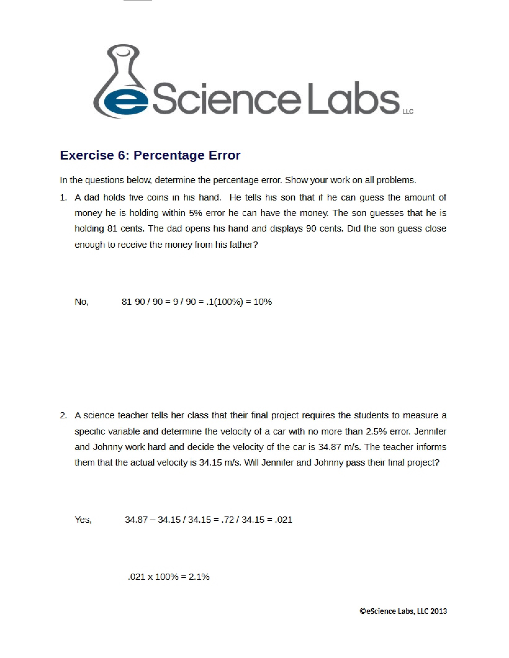 Exercise 6 for Lab 1