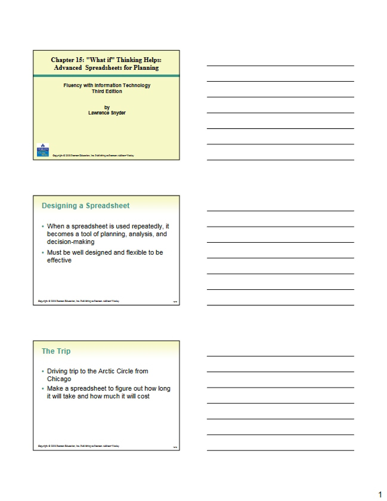 Chapter 15 IT Fluency Notes