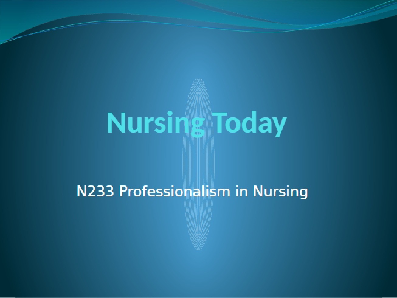 Student Version The Profession of Nursing (Chapter One)