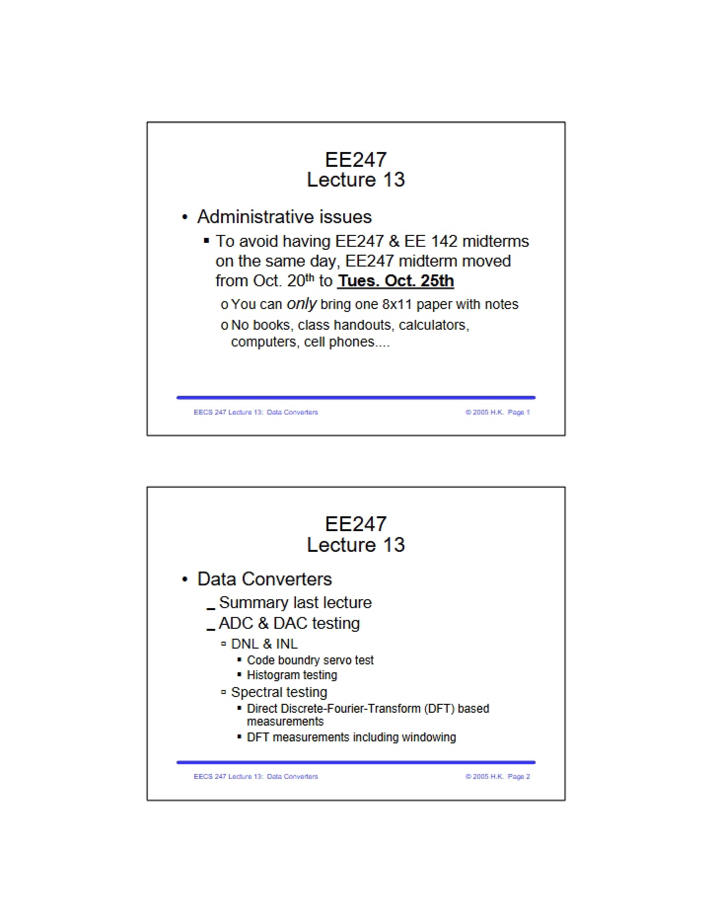 Lecture Outline - 34 Pages