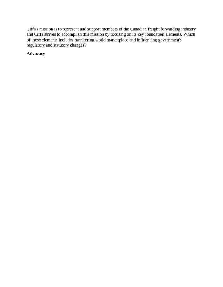World Marketplace Monitoring and Advocacy