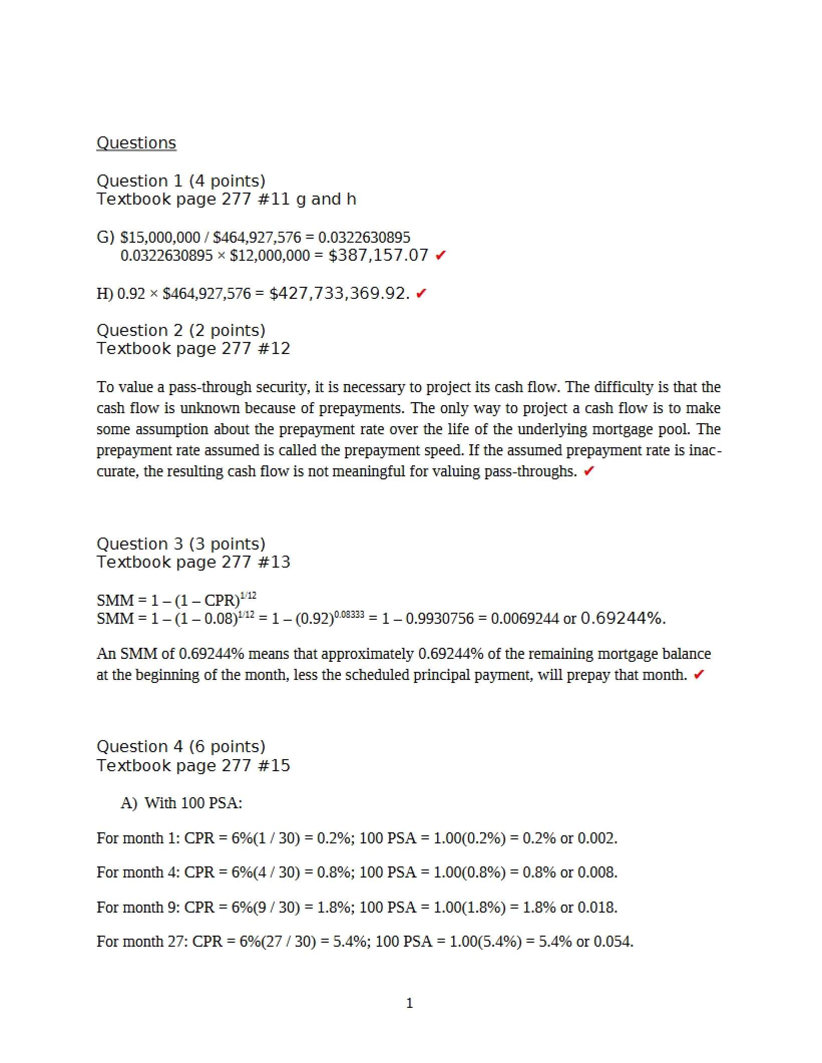 Fixed Income Study Guide