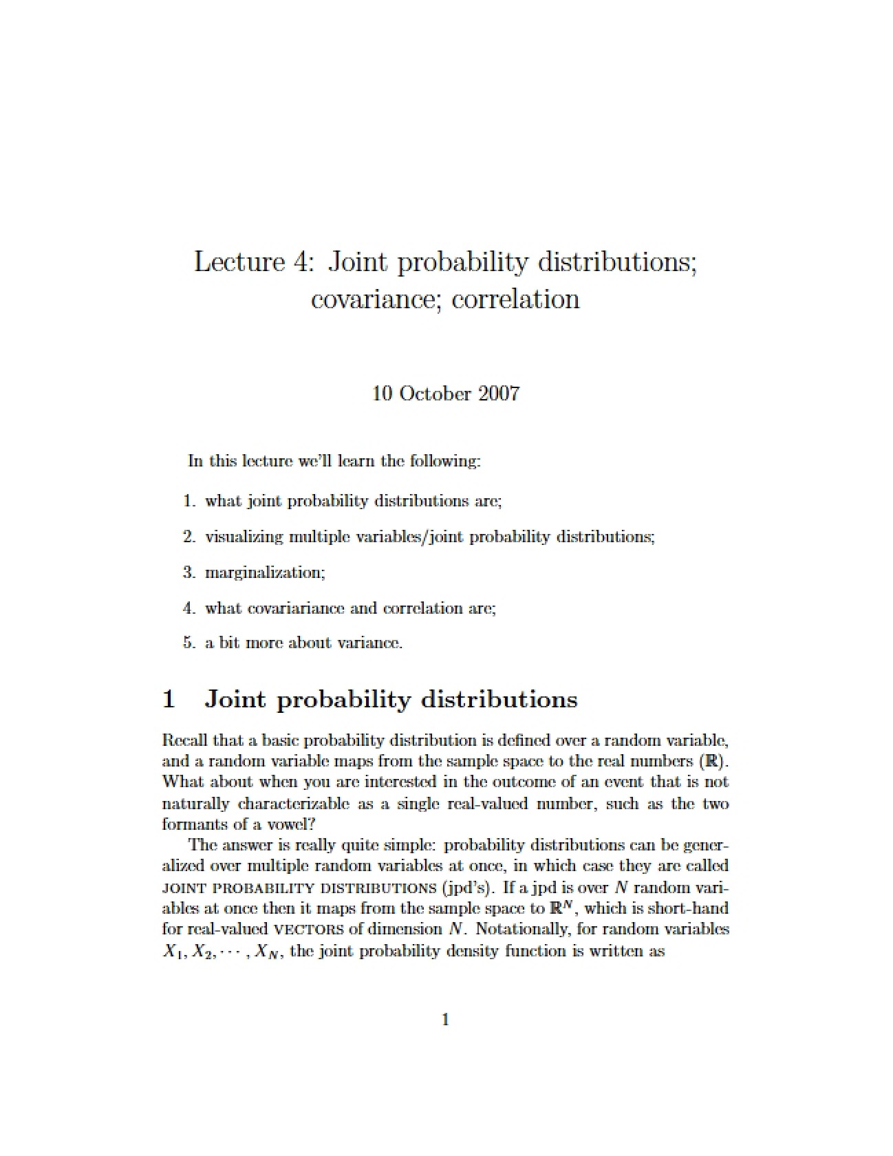 Linguistics Probability Study Notes