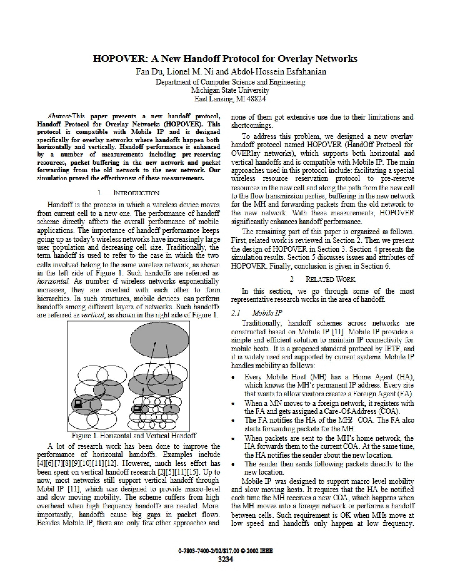 Vhoff Protocol (HopOver)