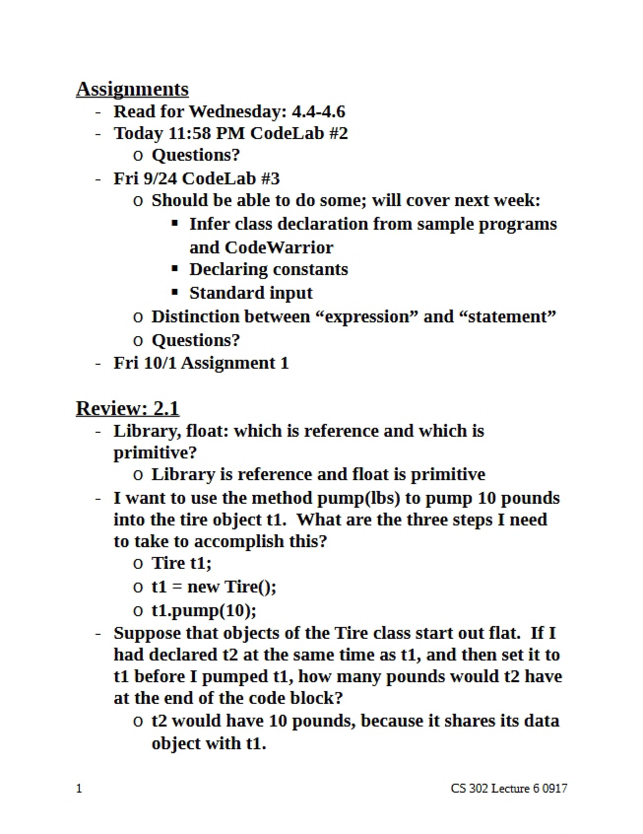 Course Assignment