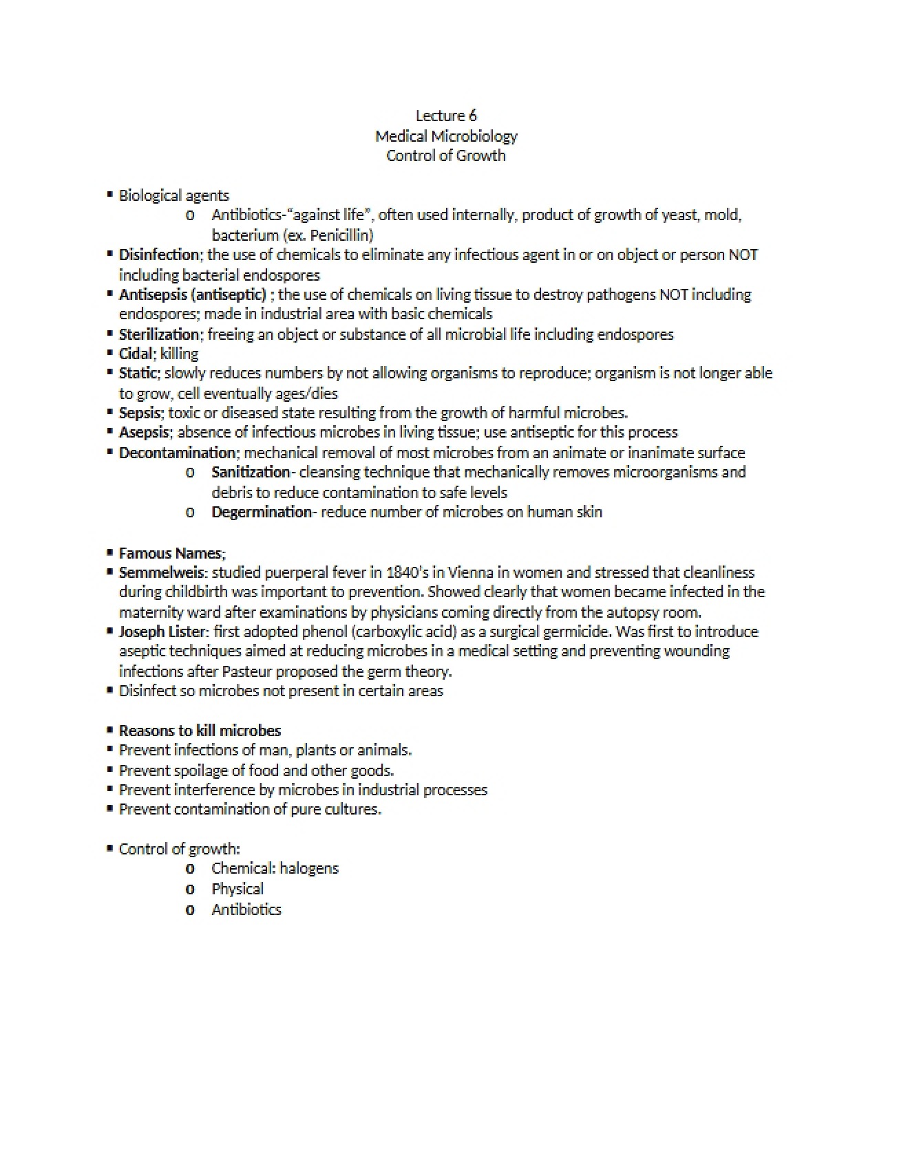 Microbiology in Medicine