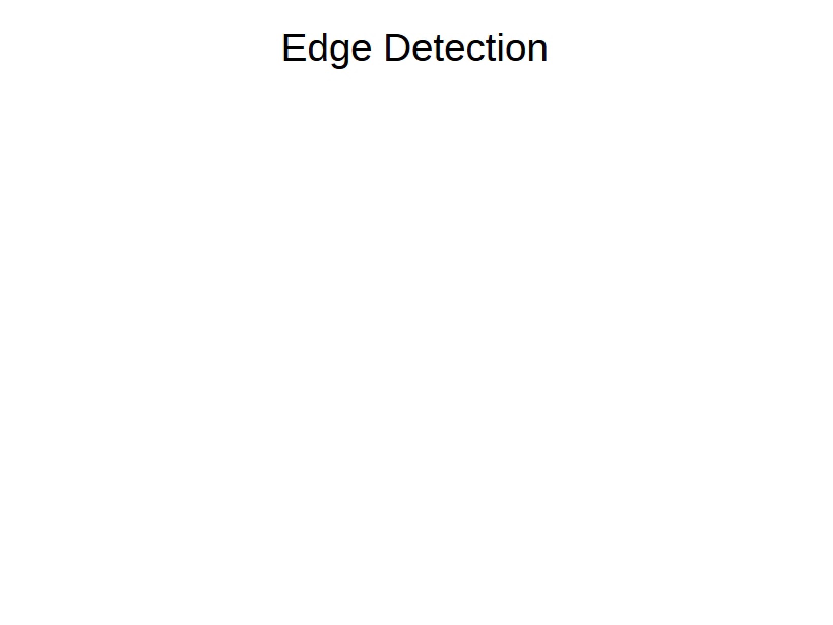 Detection of Edges
