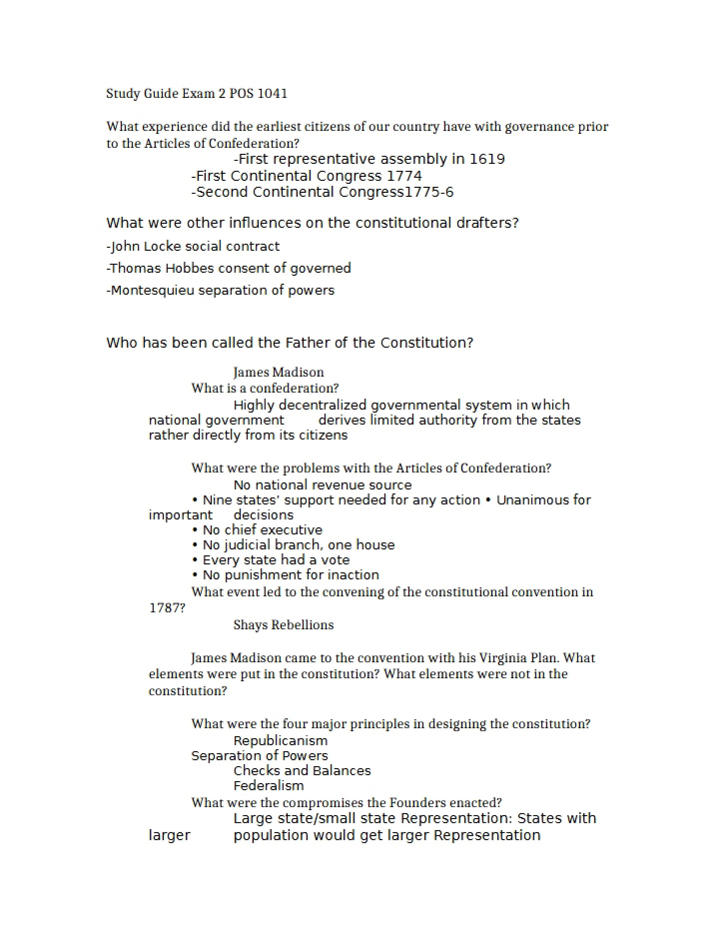 Baseline Evaluation of Subject Knowledge