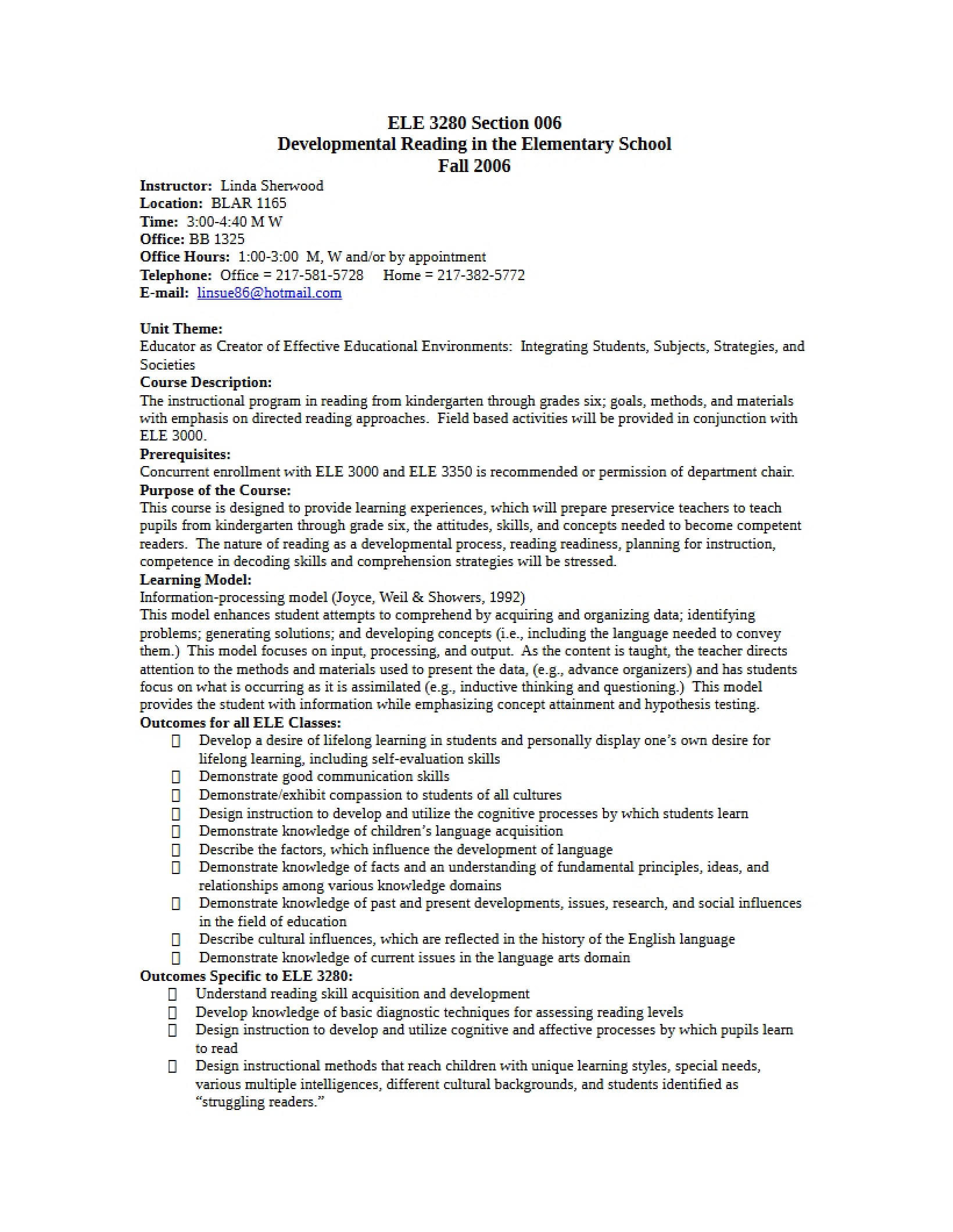 Syllabus (150)