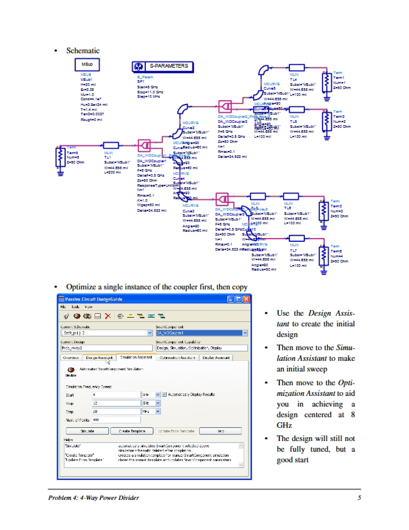 Microwave Circuit Design Lecture Notes