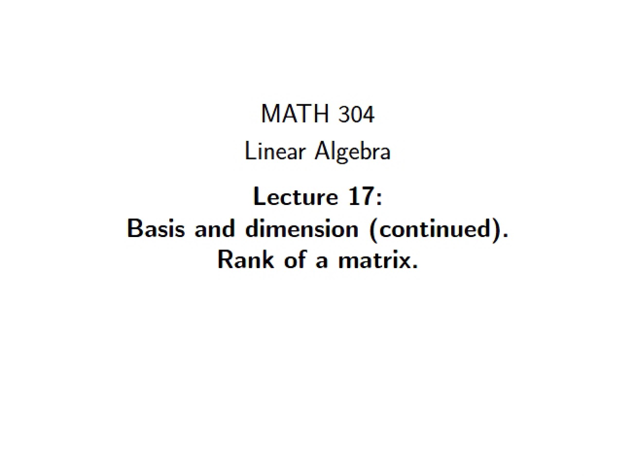 Web Lecture 2.07