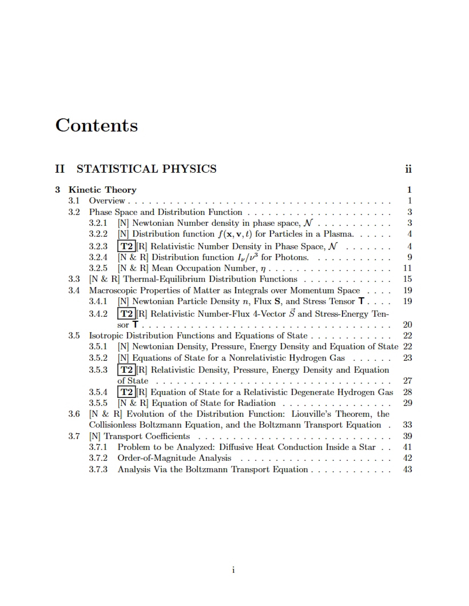 Physics Statistical