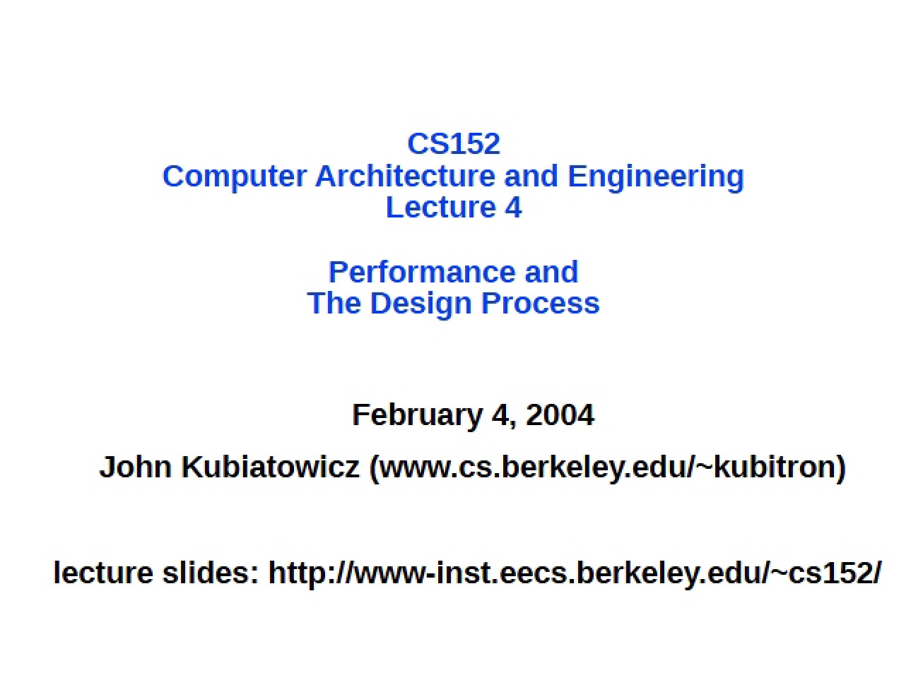 Design Process and Performance