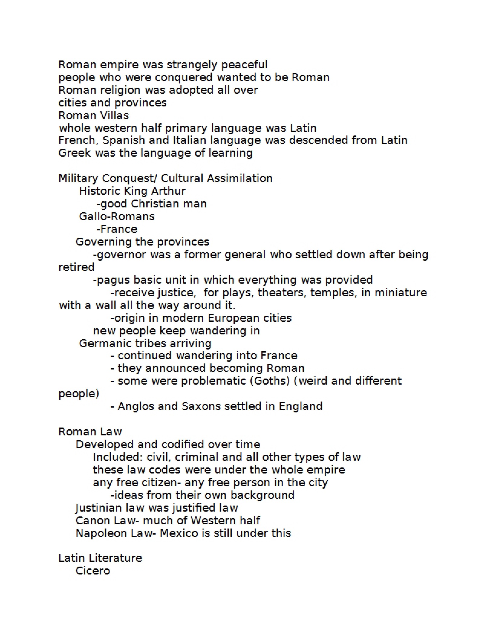 Humanities Notes Set 4