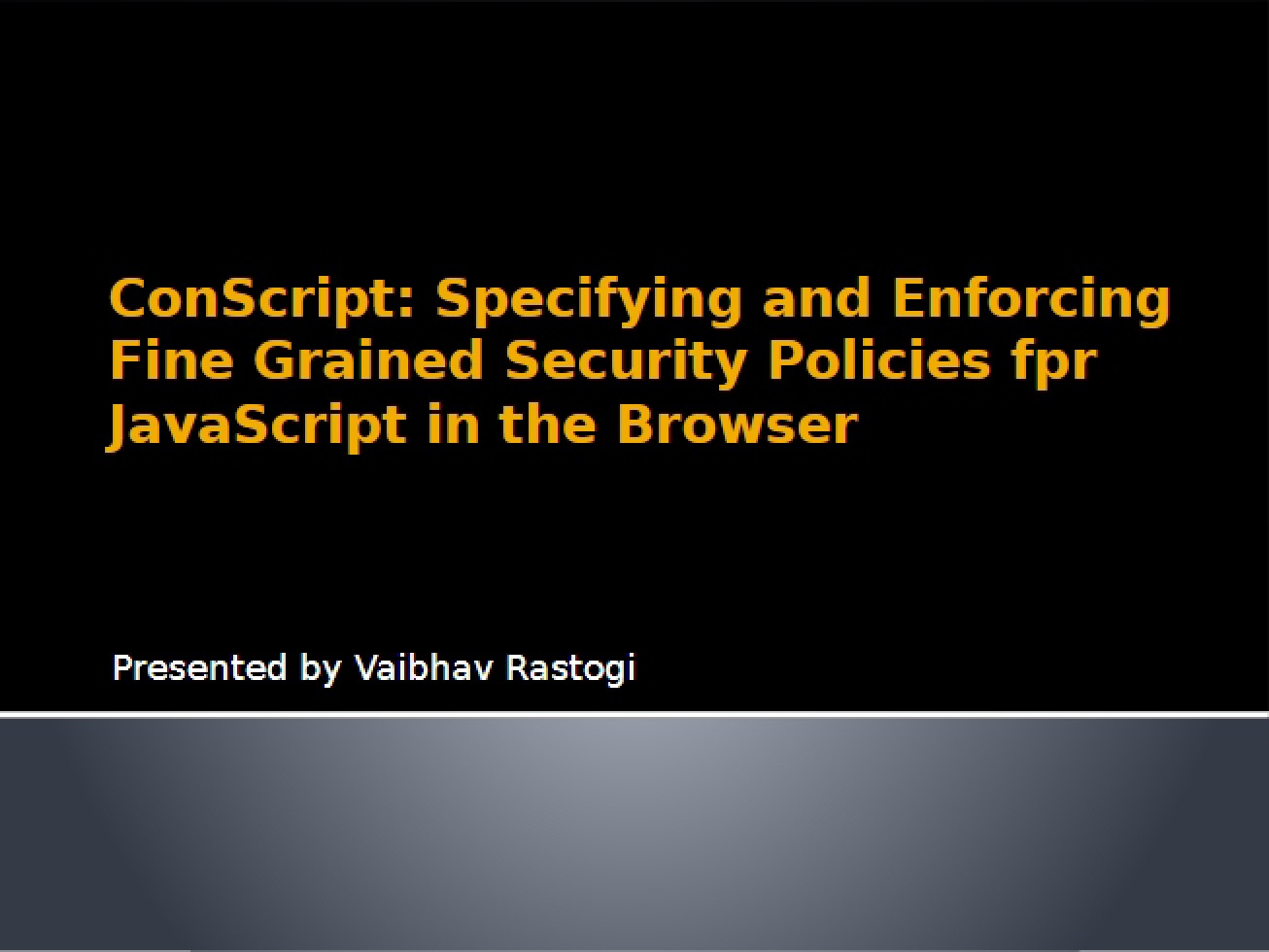 ConScript Overview