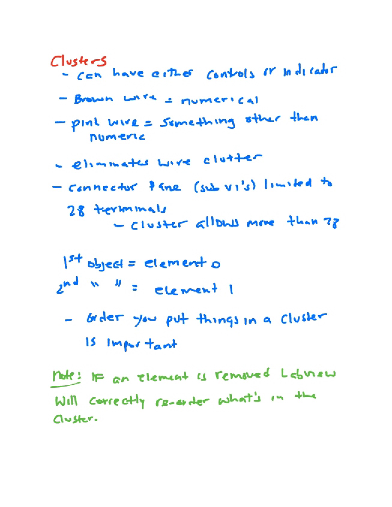Third Set of Notes