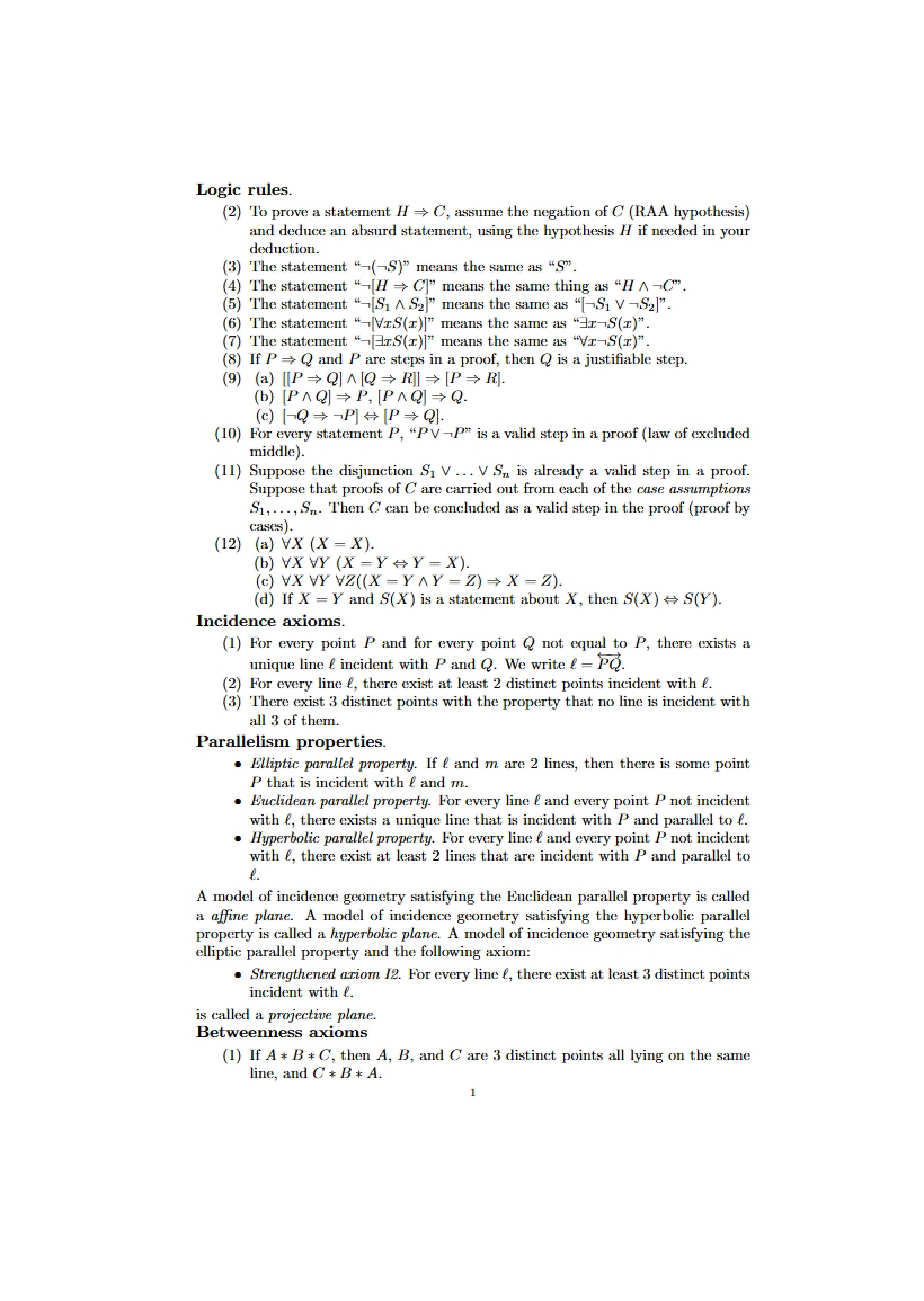 First Examination