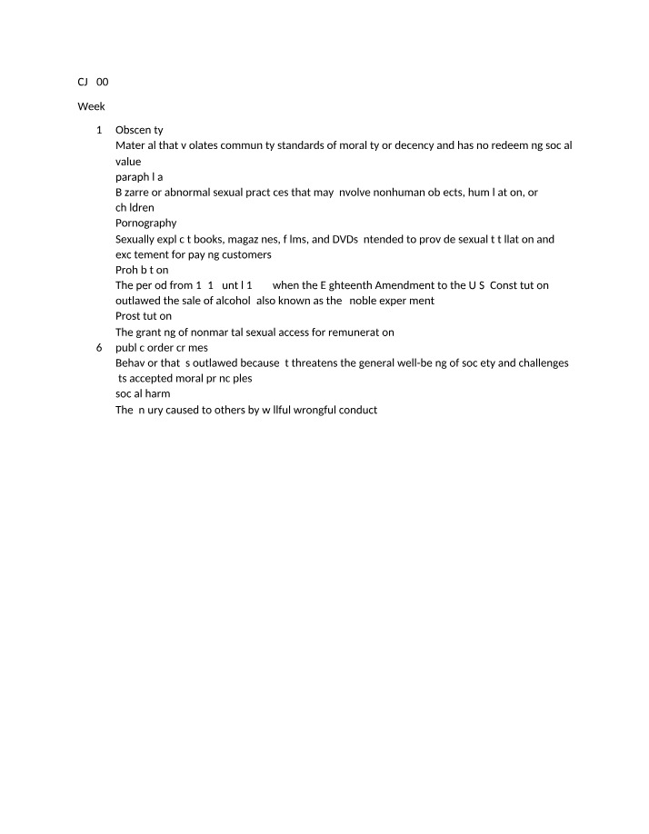 Week 2 Materials for CJ200