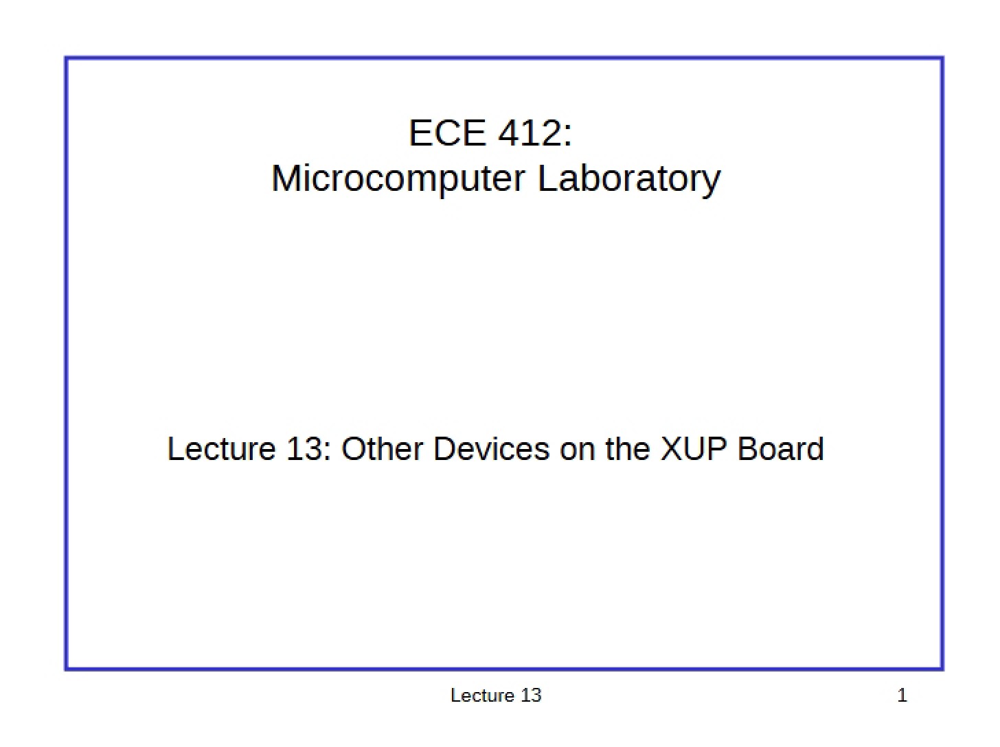 XUP Board Additional Devices