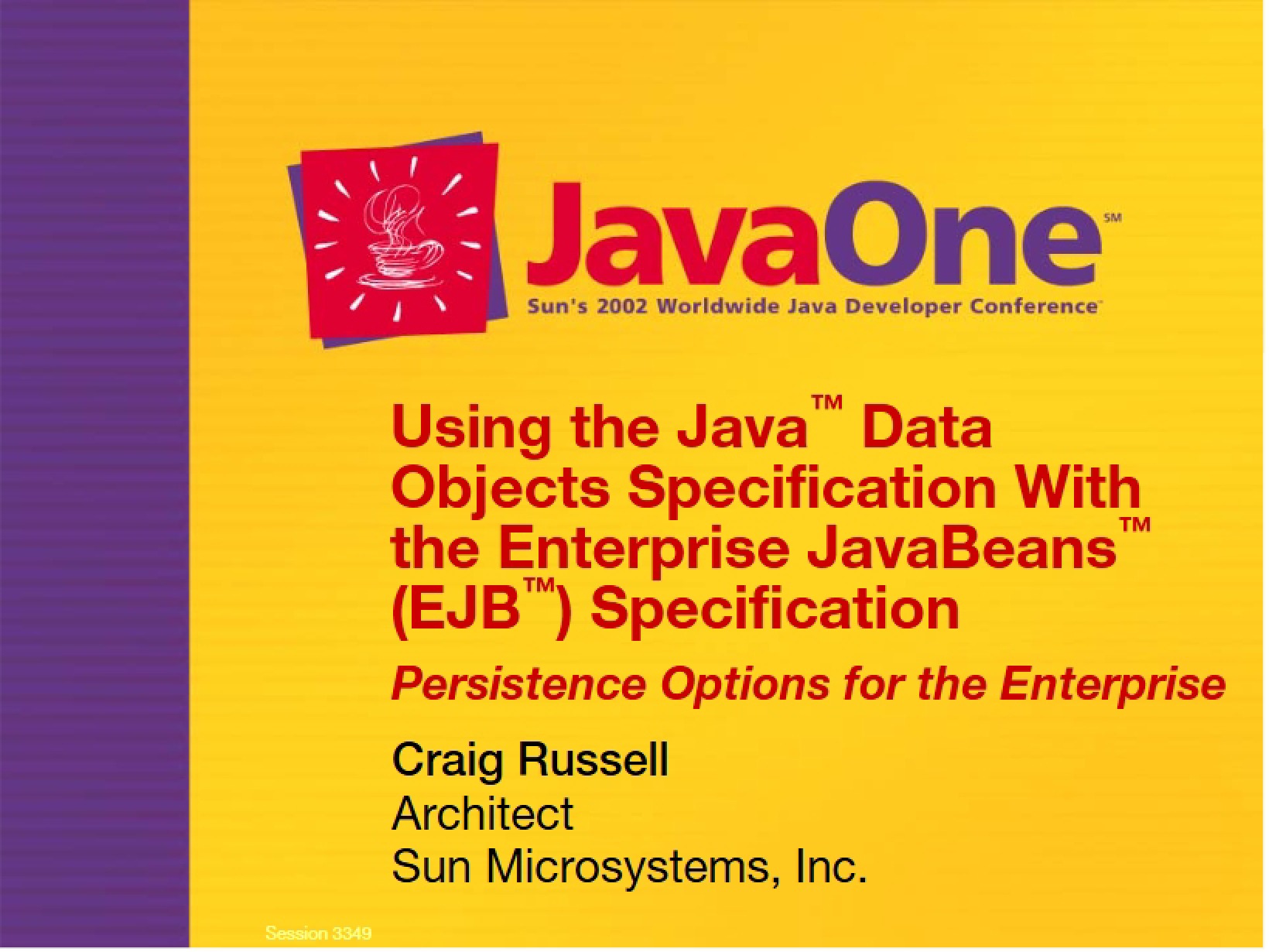 Java Data Objects Specification Usage