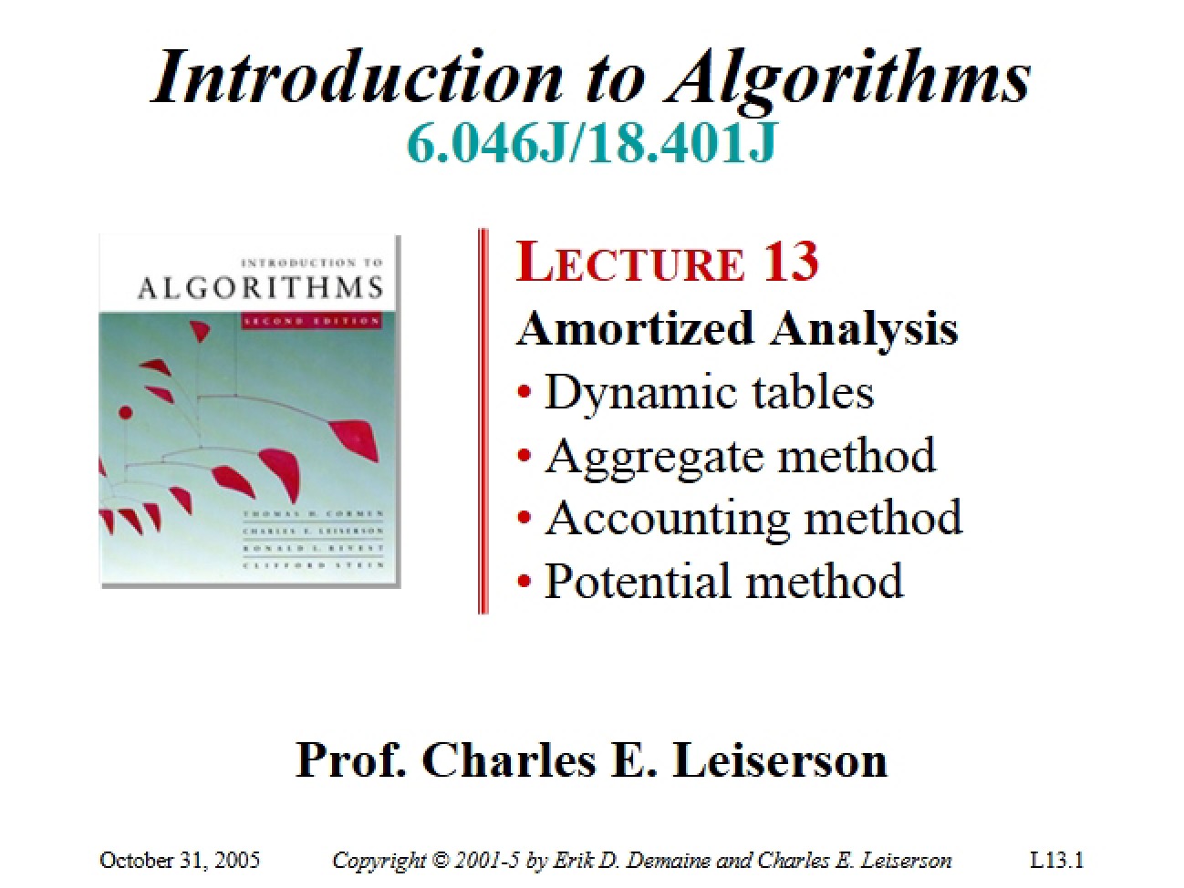 Analysis: Amortized