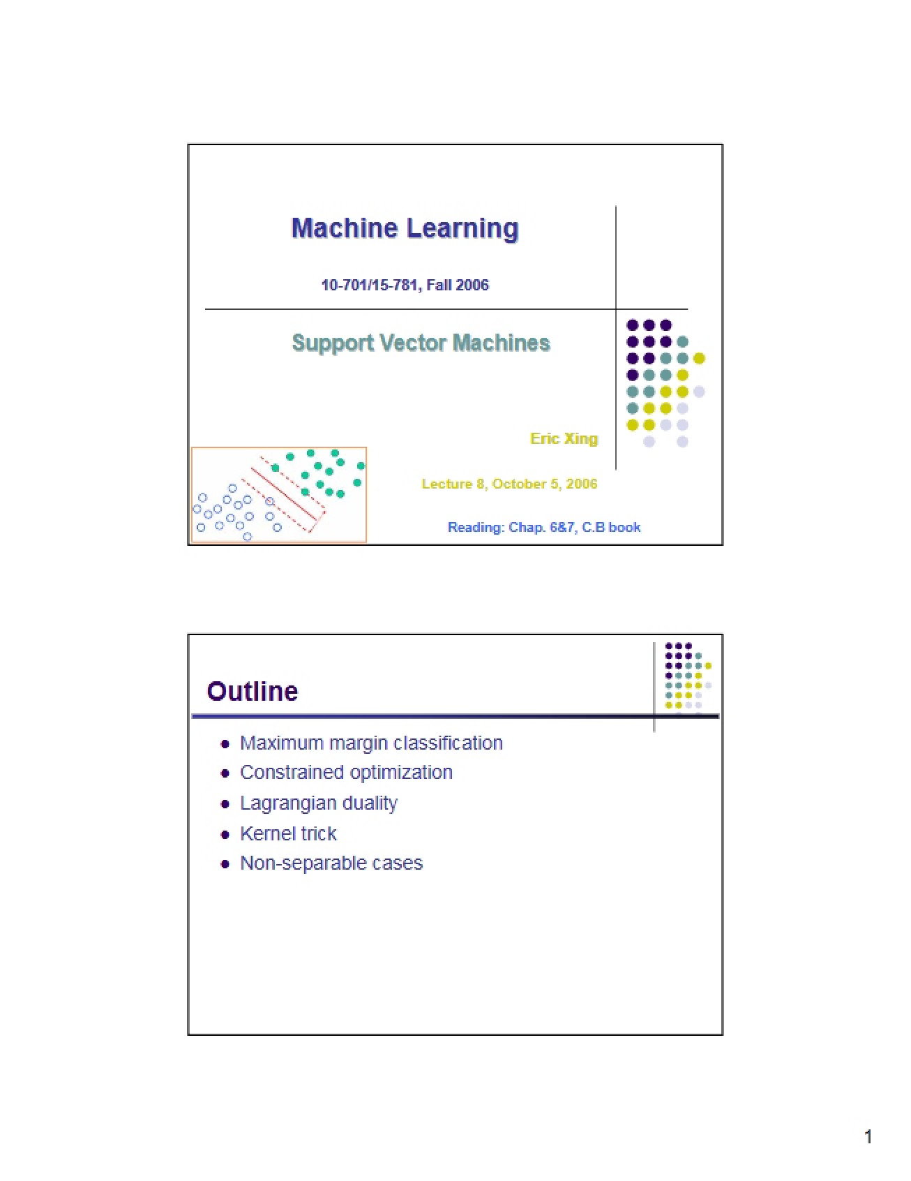 Part 4 Support Vector Machines