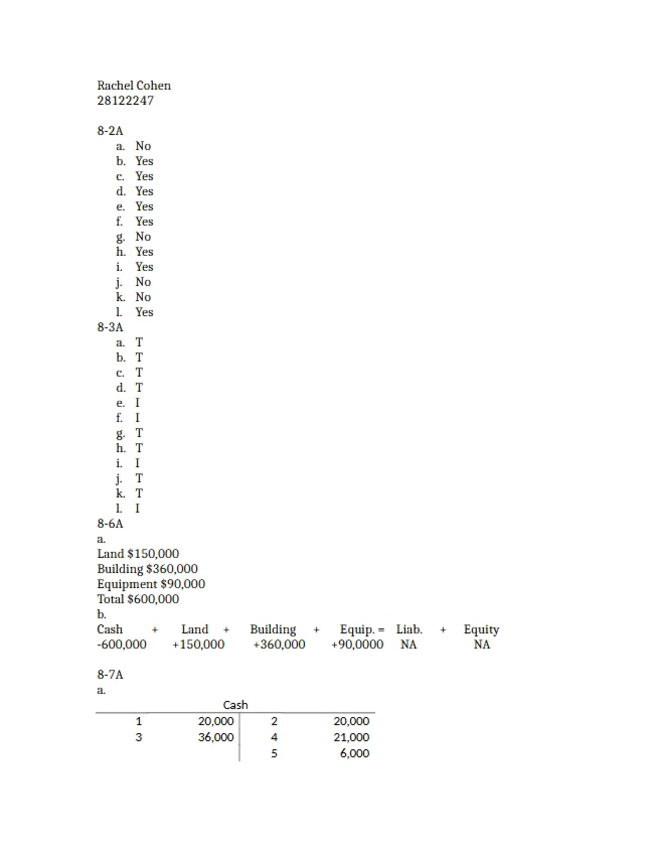 Eighth Chapter Accounting Principles