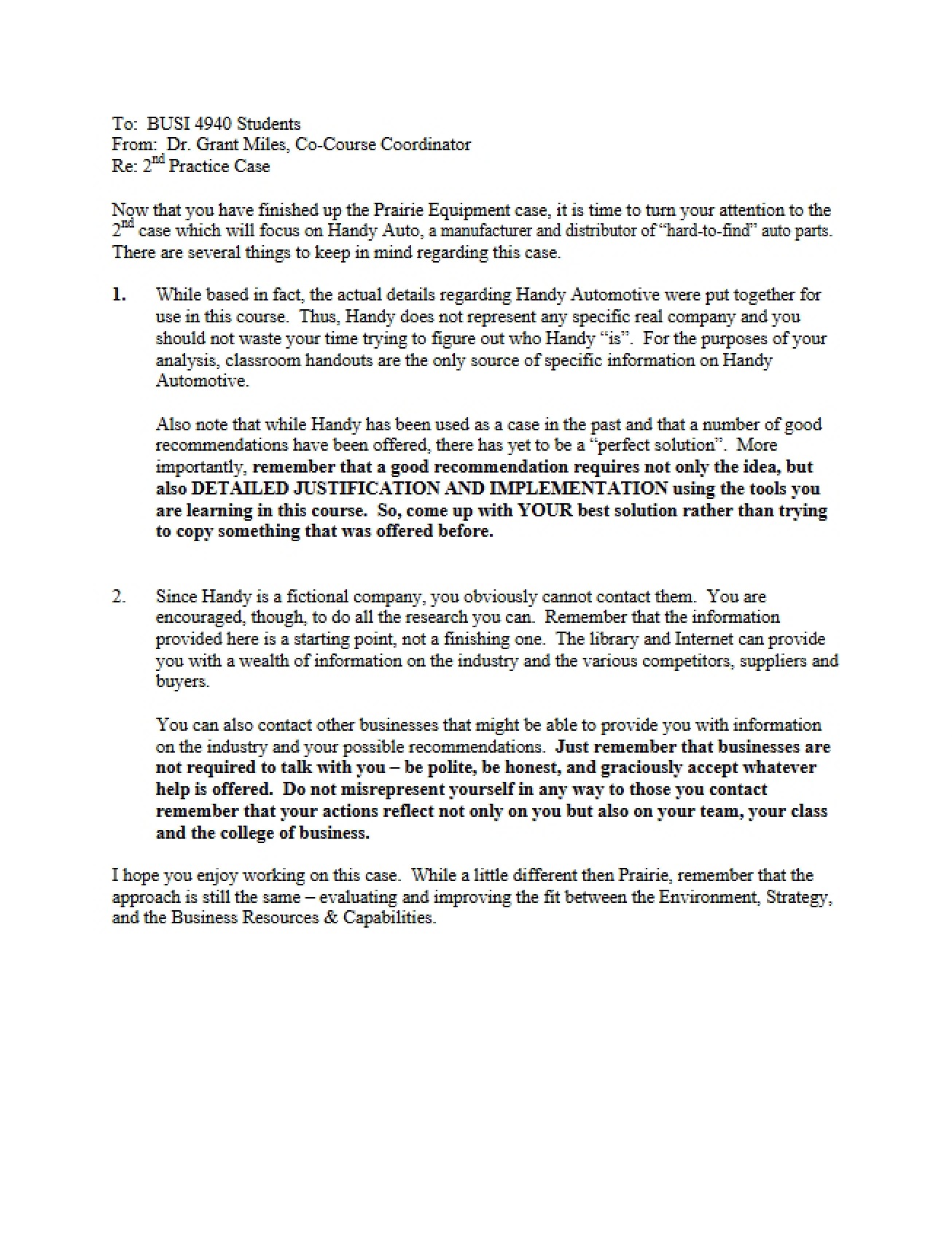 Fall 2007 Posting Handout
