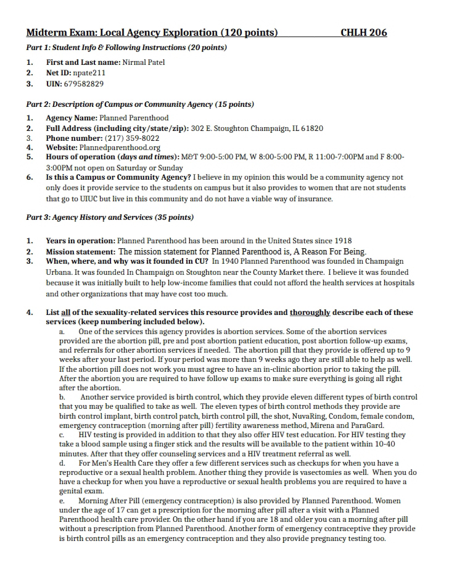 2014 Midterm Exam