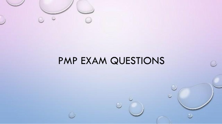 Exam Questions for PMP v1.1