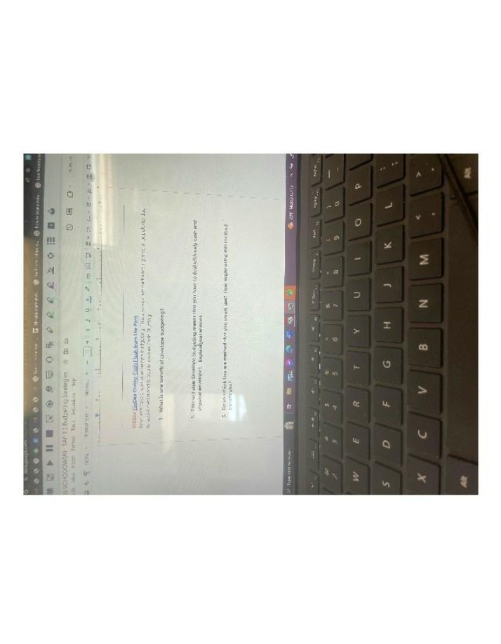 Lecture Notes - Budgeting Strategies