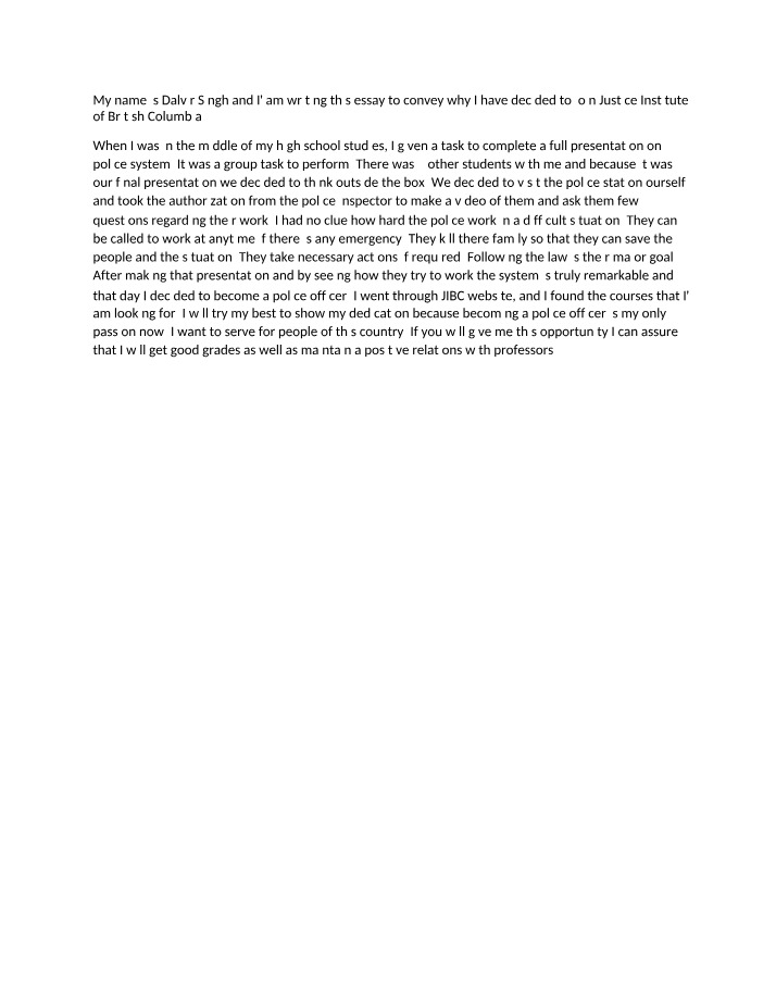 Why I Chose to Join the Justice Institute of British Columbia