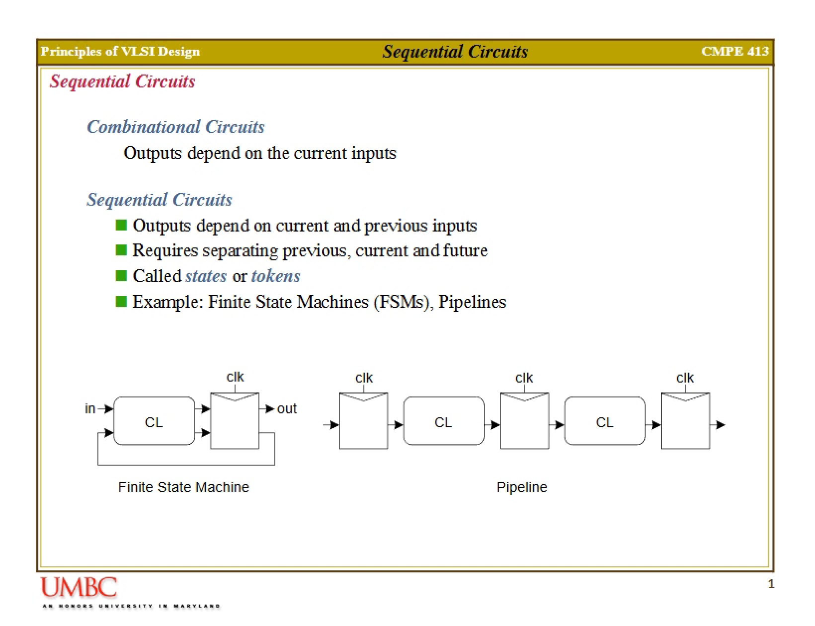 Sequential Circuits in VLSI Design
