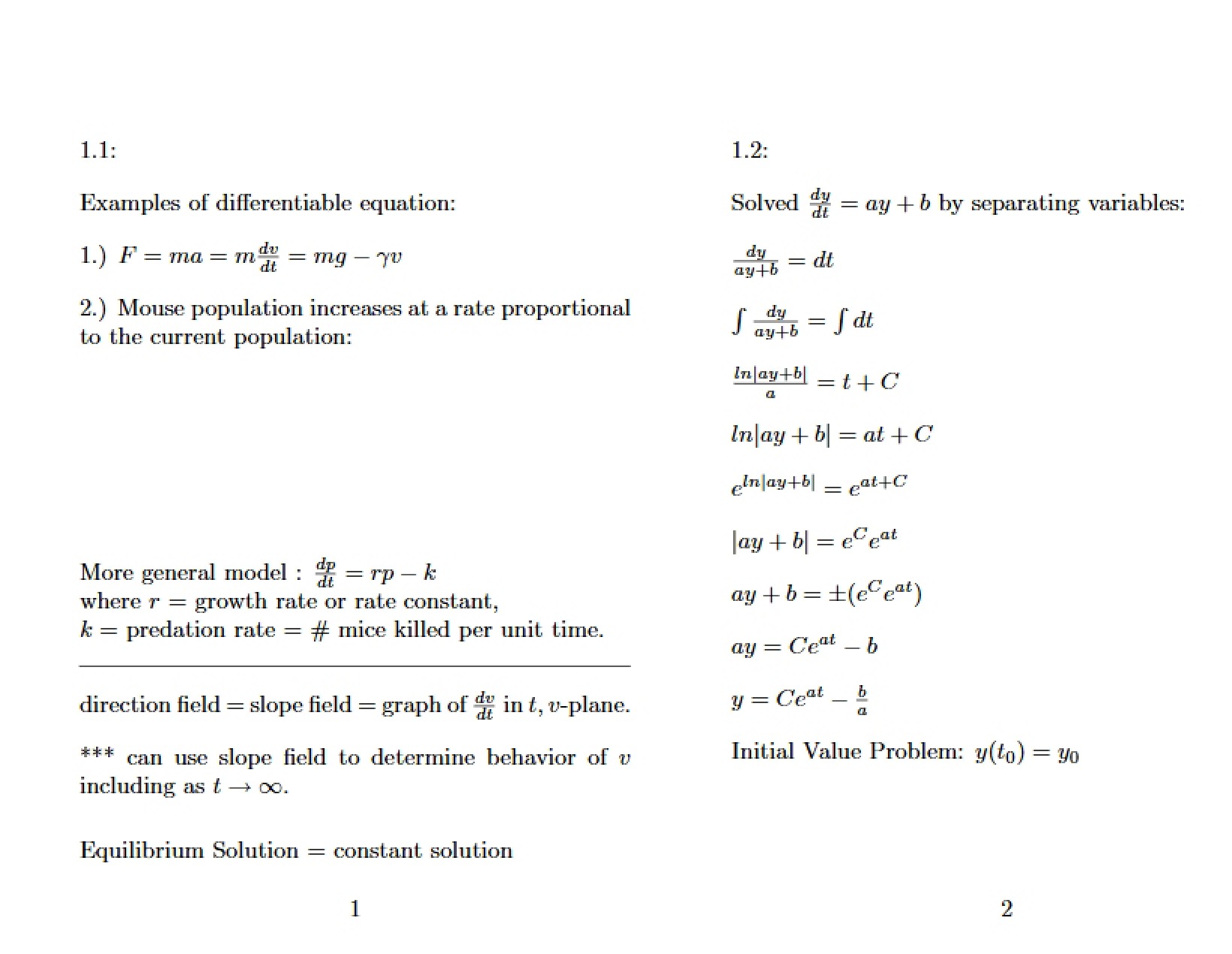 Topology Course Notes