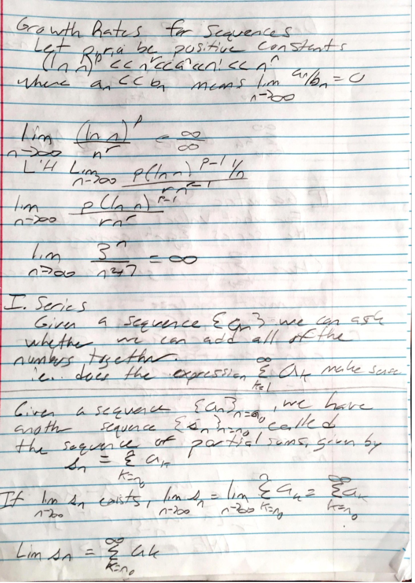 Notes from Lecture