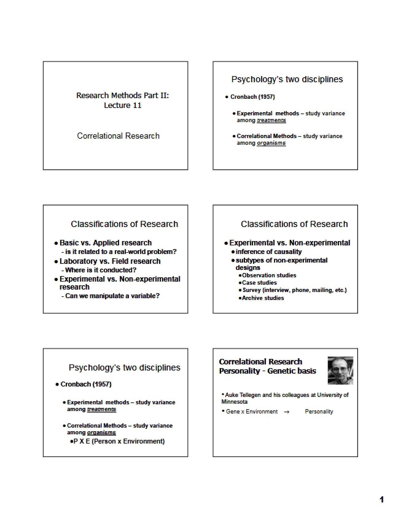 Research on Correlation
