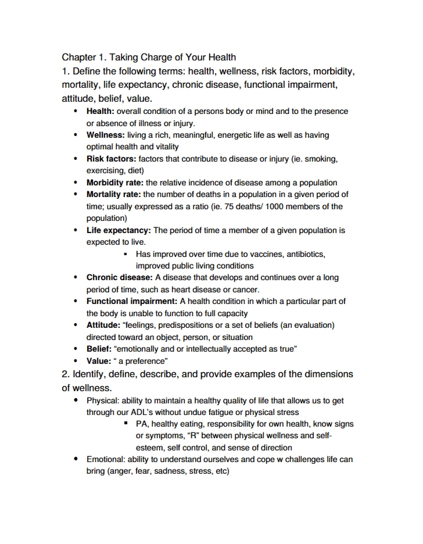Proactive Health Leadership Section 1