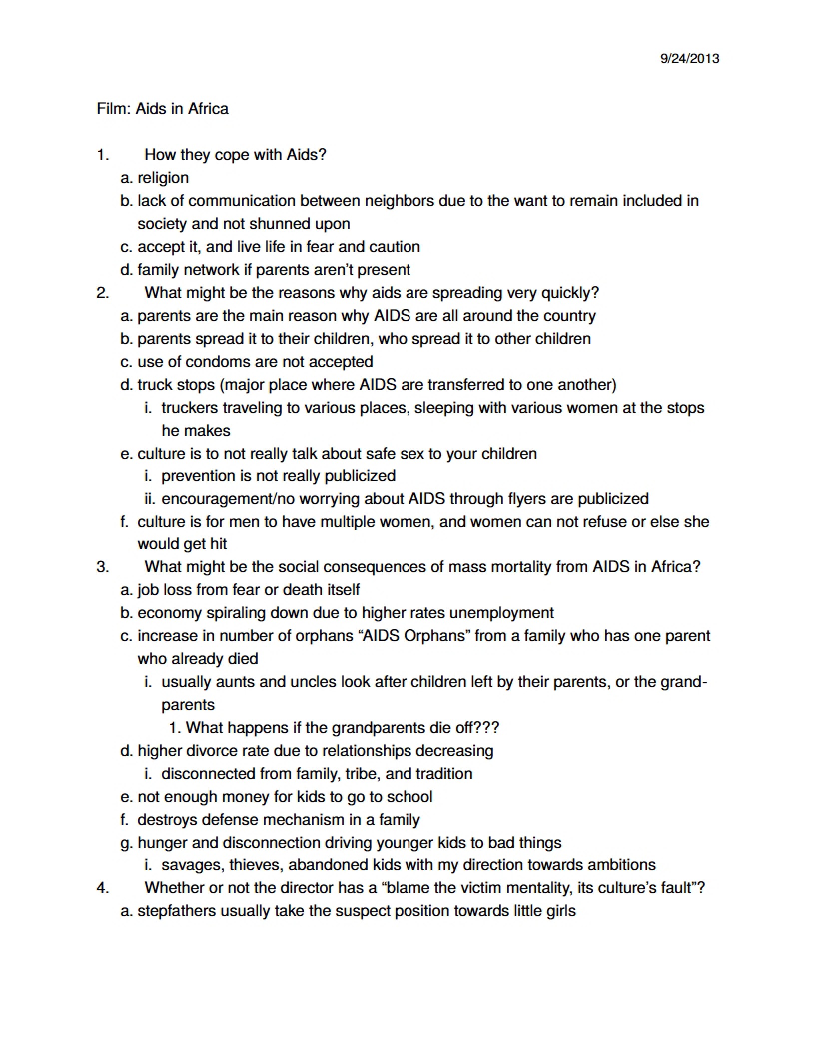 Seventh Lecture Notes