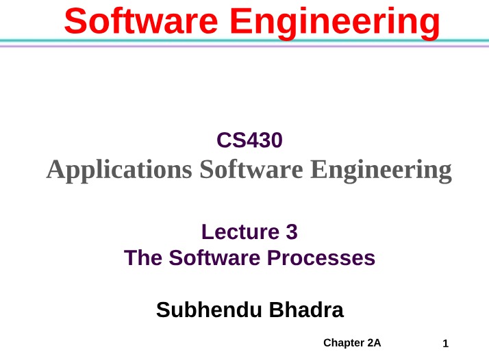 Workflows and Phases in Software Processes