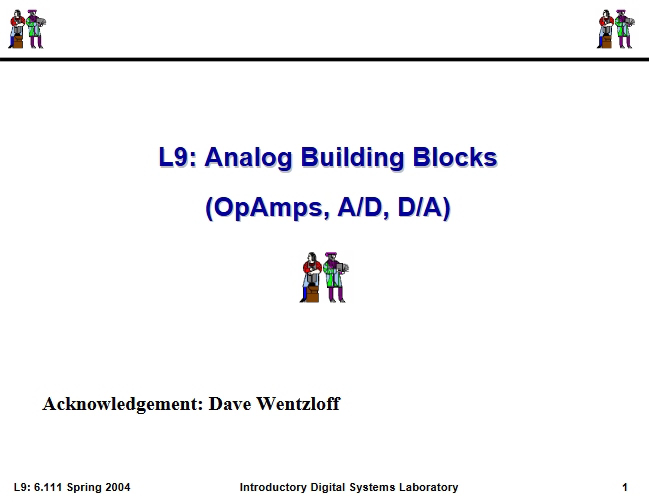 Analog System Building Blocks