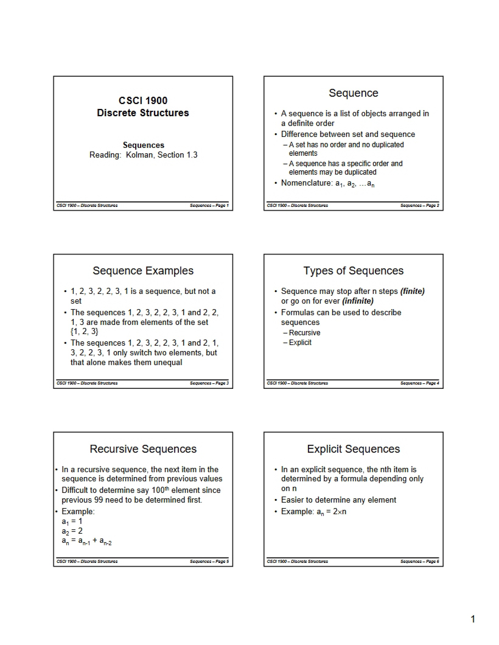 Discrete Structures Principles