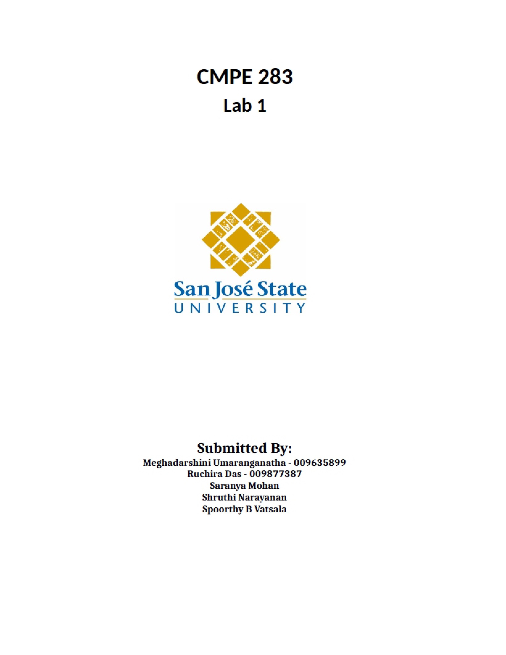 Lab Assignment 1