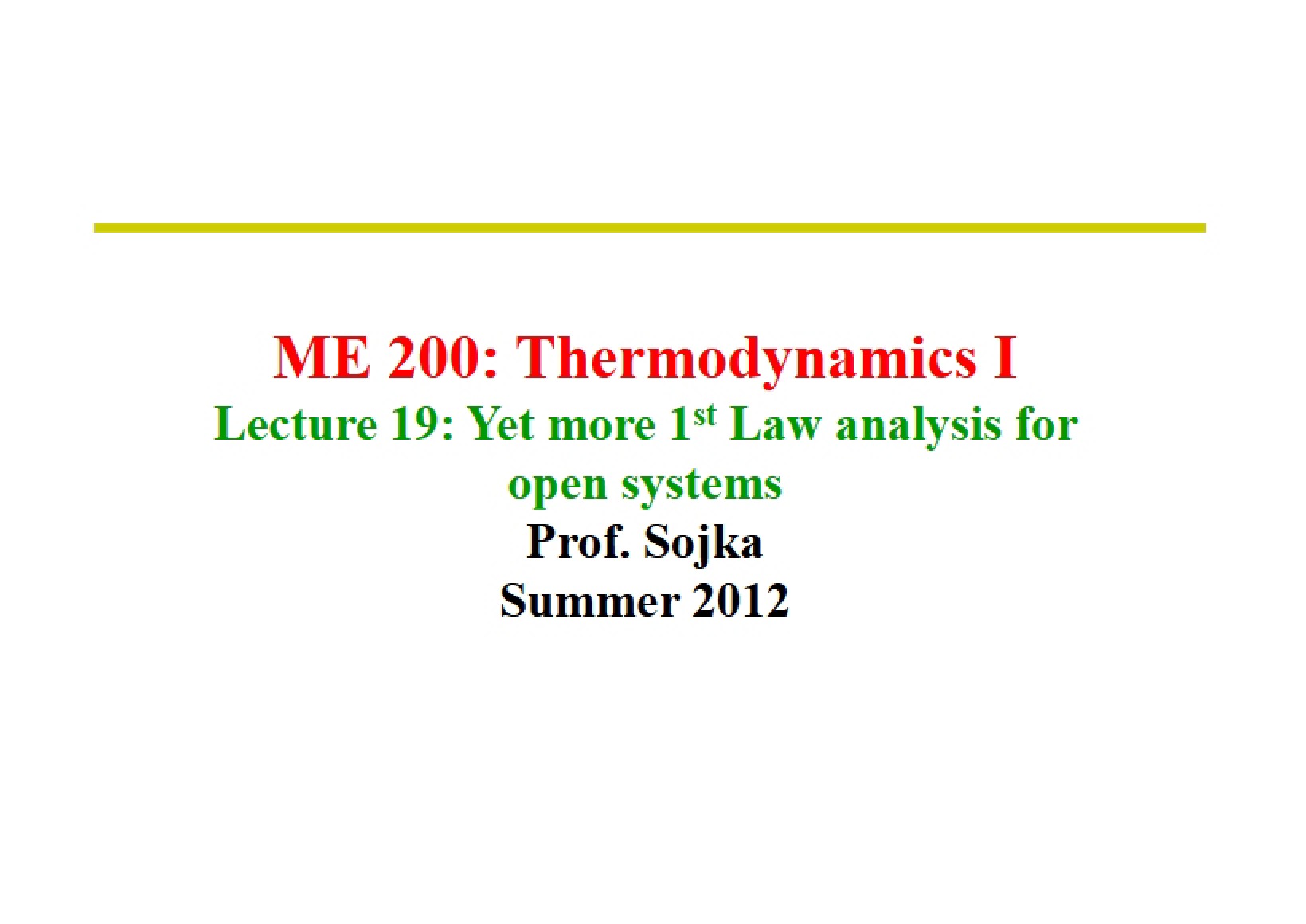 Lecture Nineteen Materials