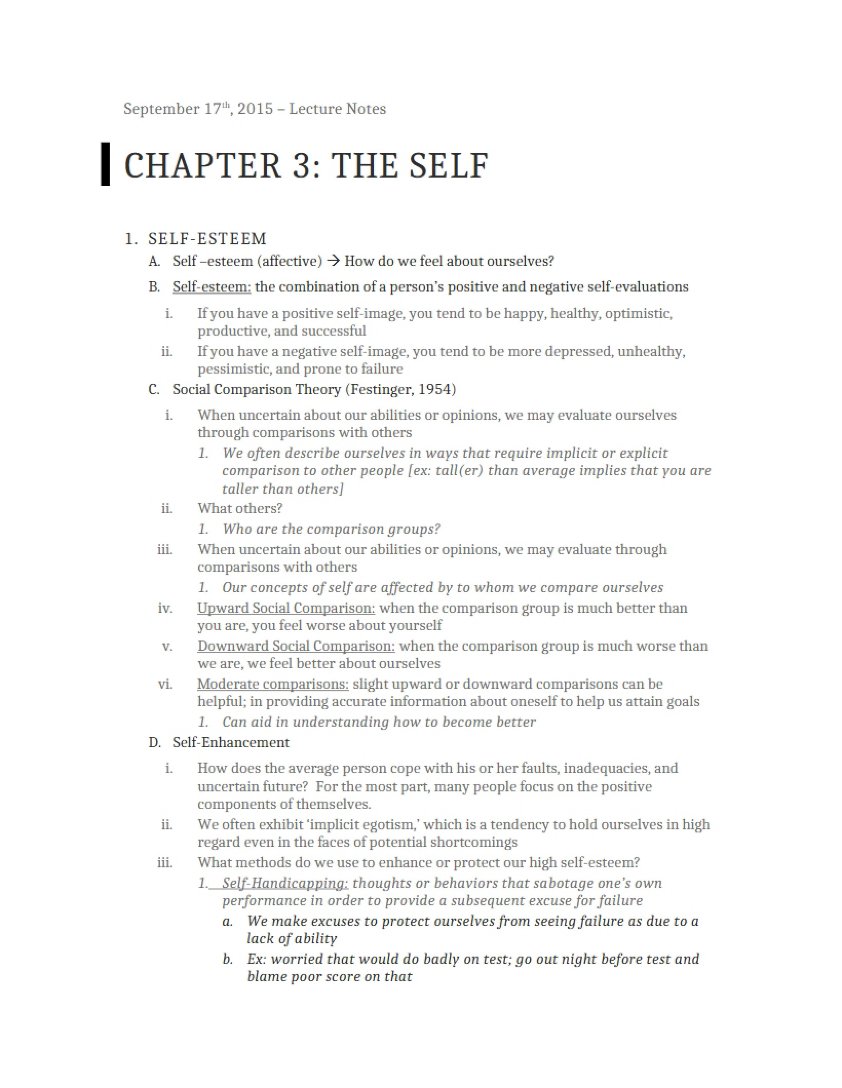 Self Chapter 3