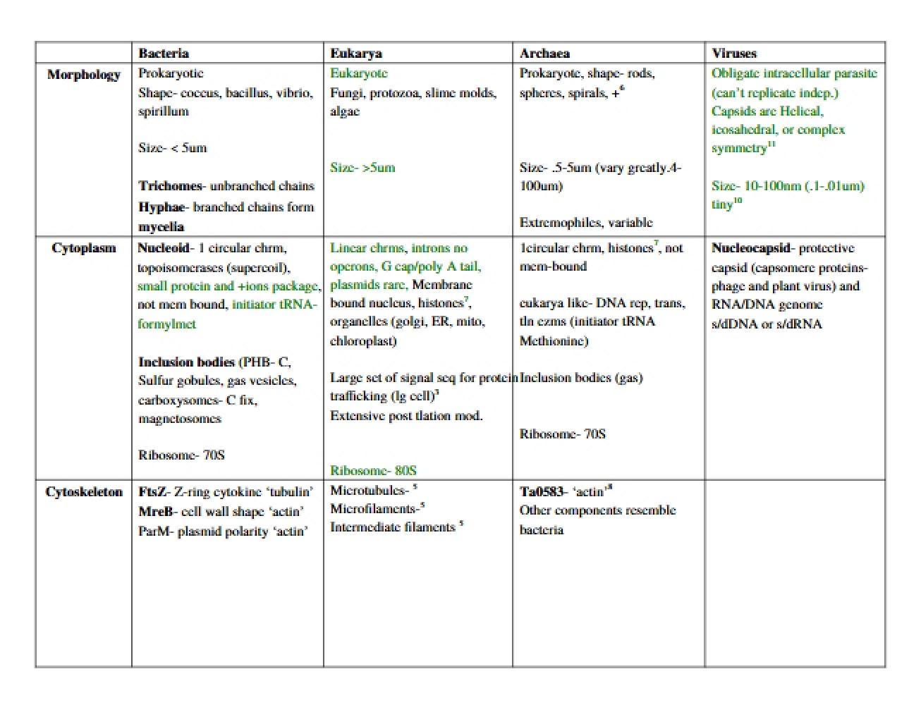 Microbiology Morphology