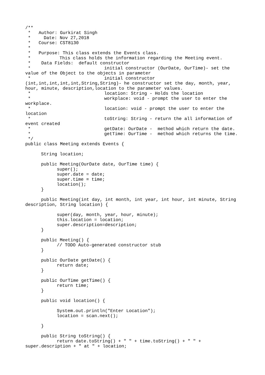 CST8130 - Data Structures File